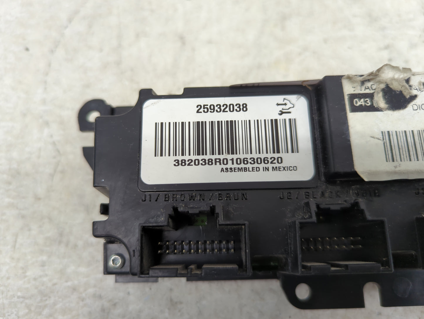 2008-2012 Buick Enclave Climate Control Module Temperature AC/Heater Replacement P/N:25932038 Fits Fits 2008 2009 2010 2011 