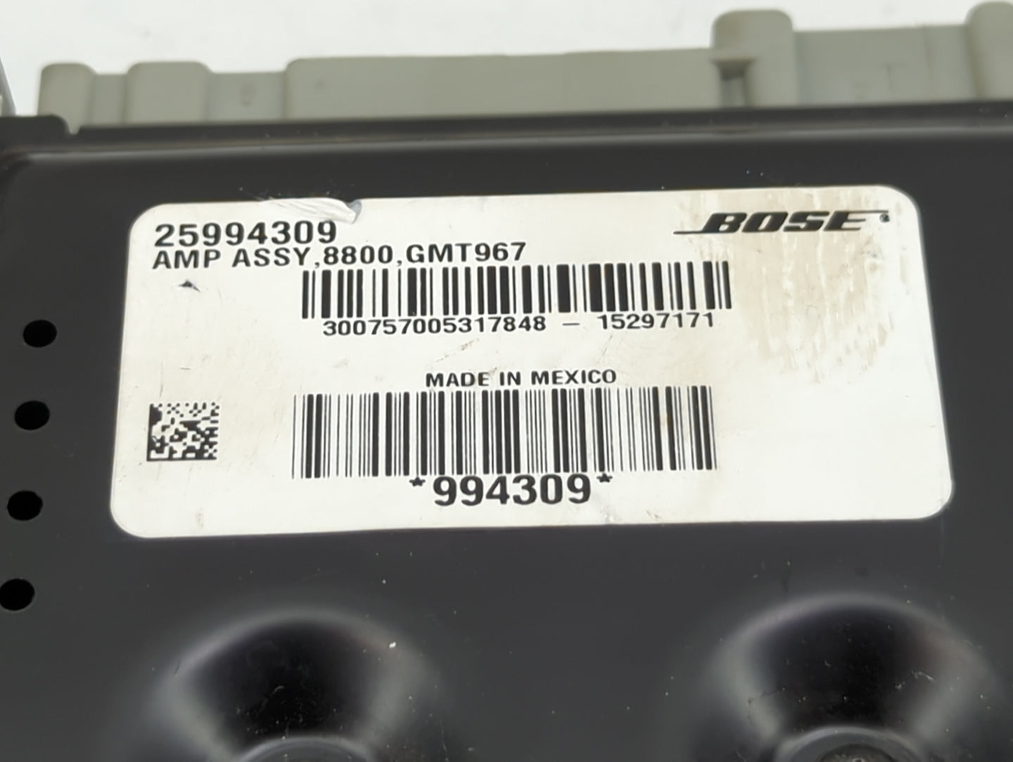 2010-2017 Buick Enclave Radio Speaker Amplifier 25994309|15297171 - Oemusedautoparts1.com
