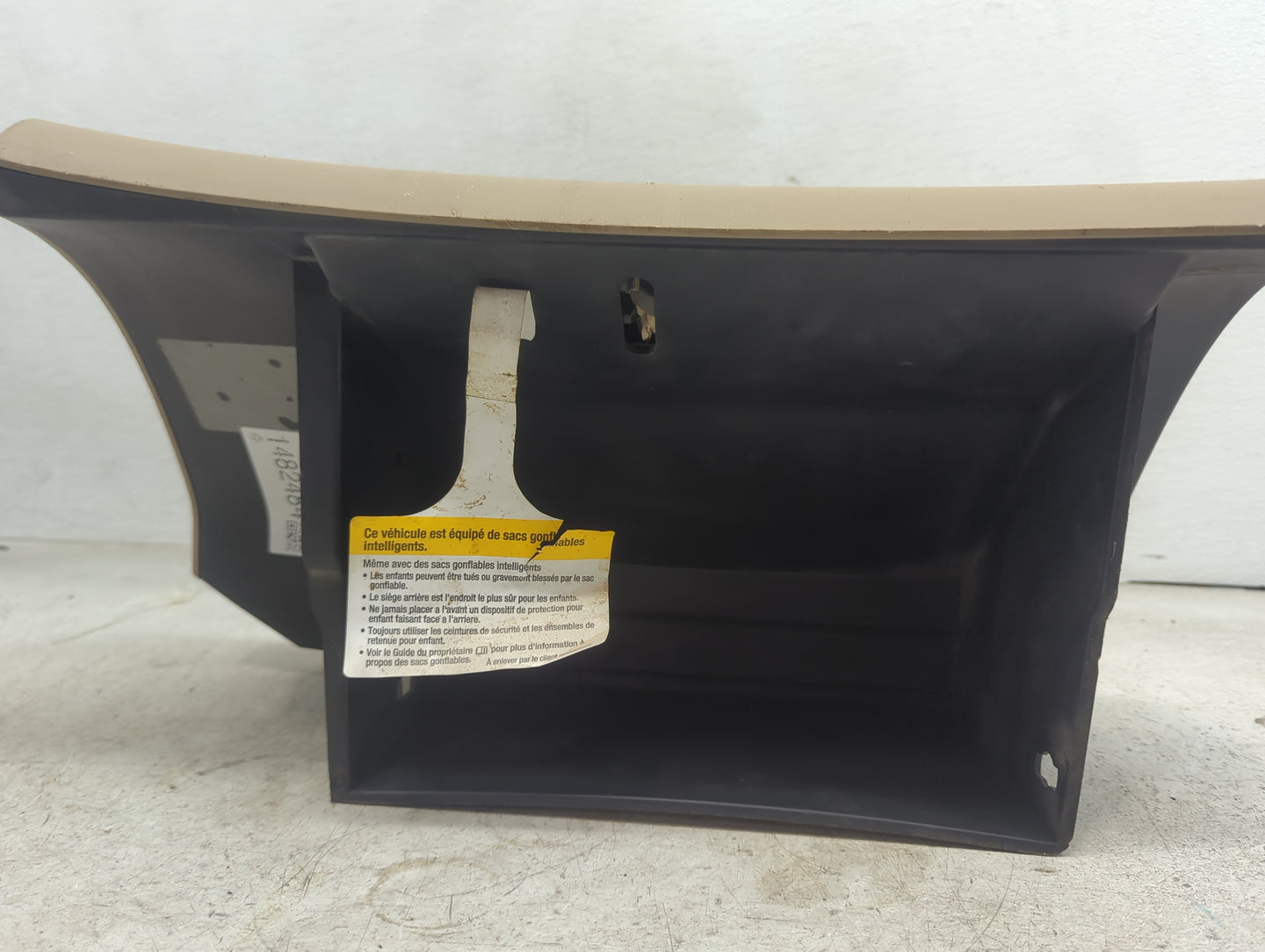 2010 Buick Enclave Passenger Glove Box Door Storage Compartment Tan - Oemusedautoparts1.com