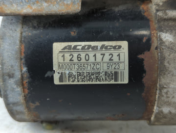 2010-2016 Buick Lacross Car Starter Motor Solenoid OEM P/N:M000T36571ZC 12601721 Fits OEM Used Auto Parts