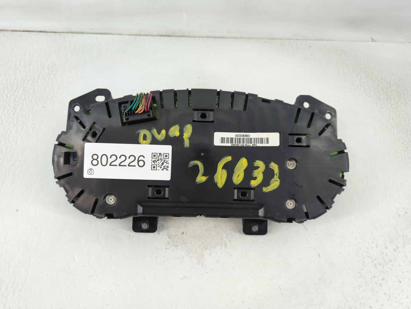 2010 Buick Lacross Instrument Cluster Speedometer Gauges P/N:20844117 A2C53363693 Fits OEM Used Auto Parts - Oemusedautopart