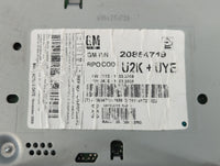 2010-2011 Buick Lacross Radio AM FM Cd Player Receiver Replacement P/N:2085A719 Fits Fits 2010 2011 2012 OEM Used Auto Parts