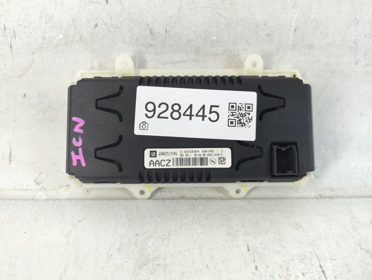 Buick Lacross Information Radio Display Screen - Oemusedautoparts1.com