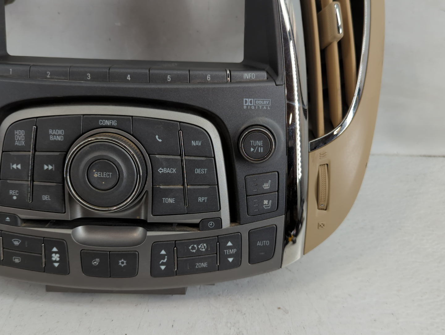 2010-2012 Buick Lacrosse Radio Control Panel - Oemusedautoparts1.com