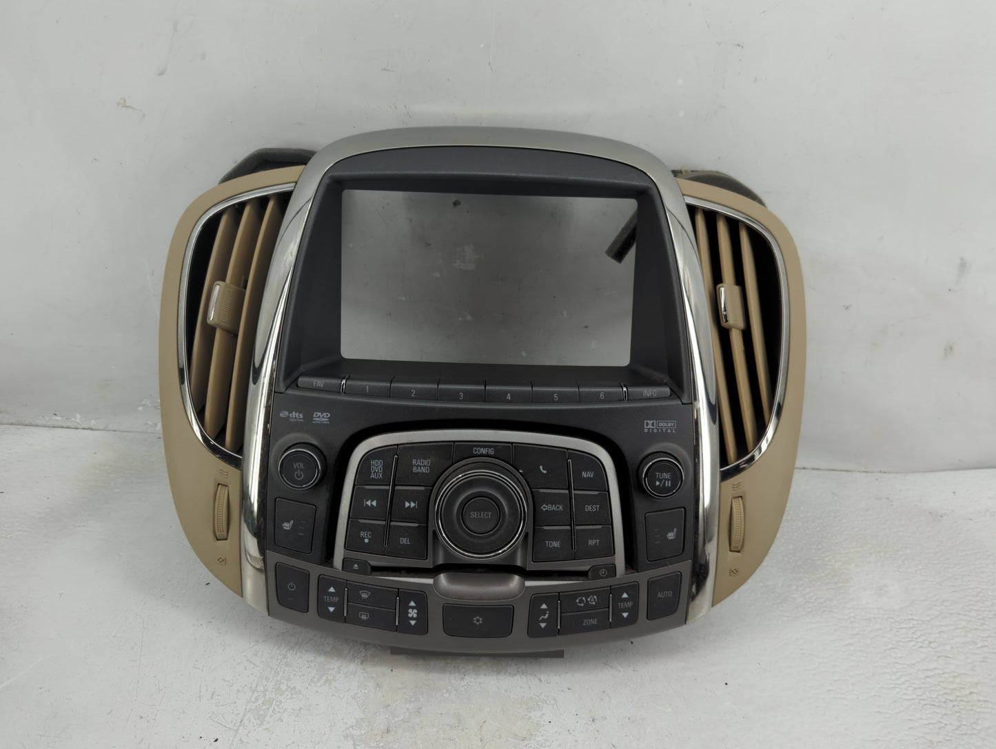 2010-2011 Buick Lacrosse Radio AM FM Cd Player Receiver Replacement P/N:20843247 Fits Fits 2010 2011 OEM Used Auto Parts - O