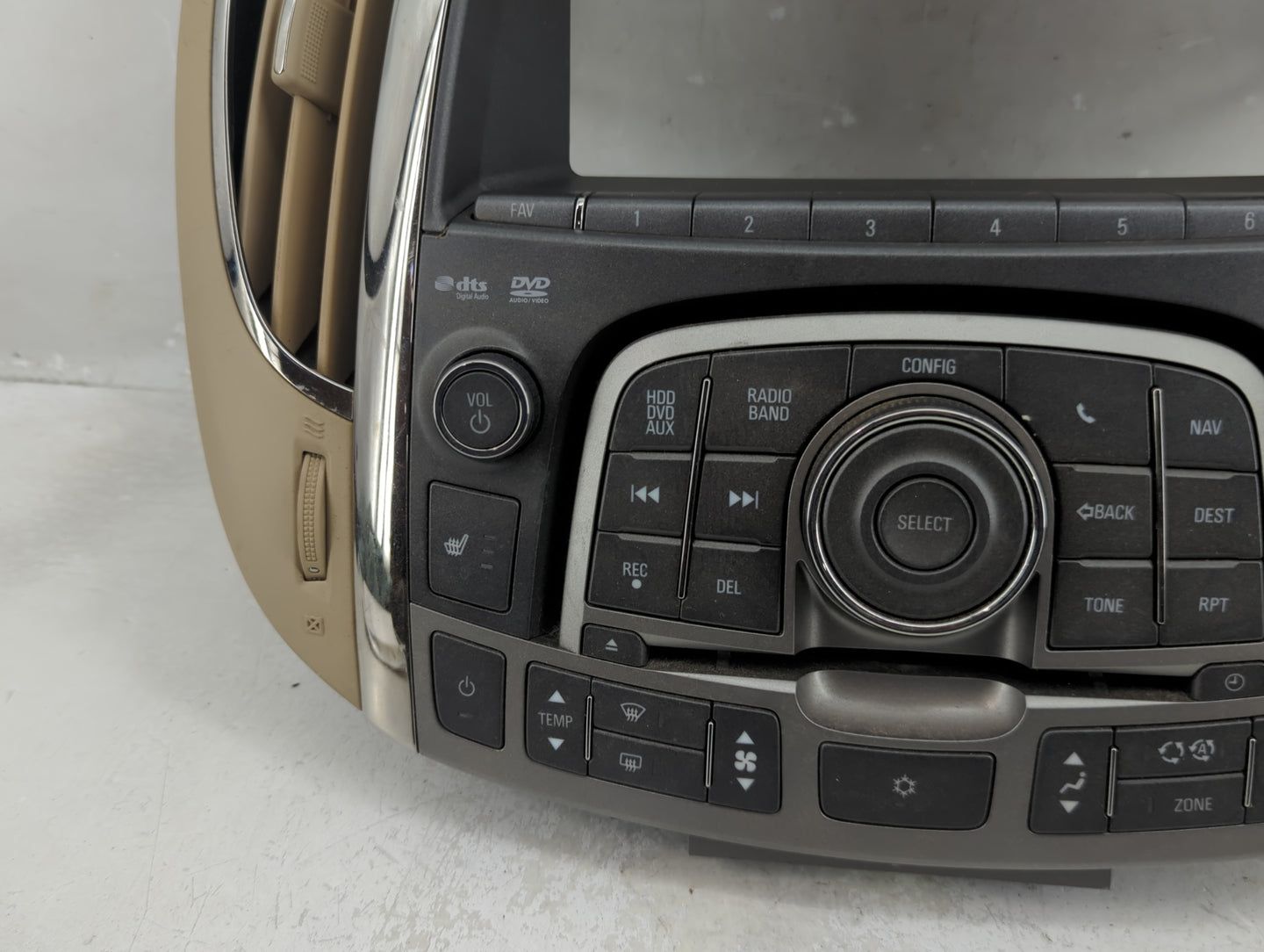 2010-2011 Buick Lacrosse Radio AM FM Cd Player Receiver Replacement P/N:20843247 Fits Fits 2010 2011 OEM Used Auto Parts - O