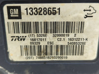 2010 Buick Lacrosse ABS Pump Control Module Replacement P/N:13328651 Fits OEM Used Auto Parts - Oemusedautoparts1.com