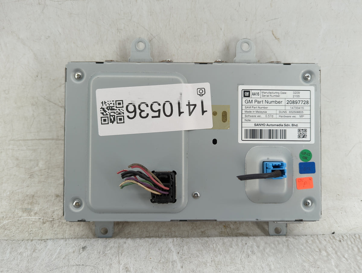 2010-2011 Buick Lacrosse Information Radio Display Screen - Oemusedautoparts1.com