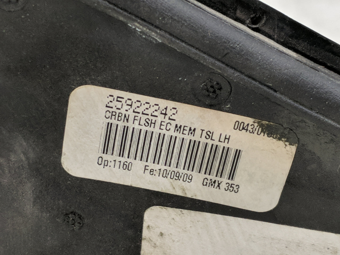 2010-2012 Buick Lacrosse Driver Side View Mirror - Left Door Mirror OEM Used - Oemusedautoparts1.com