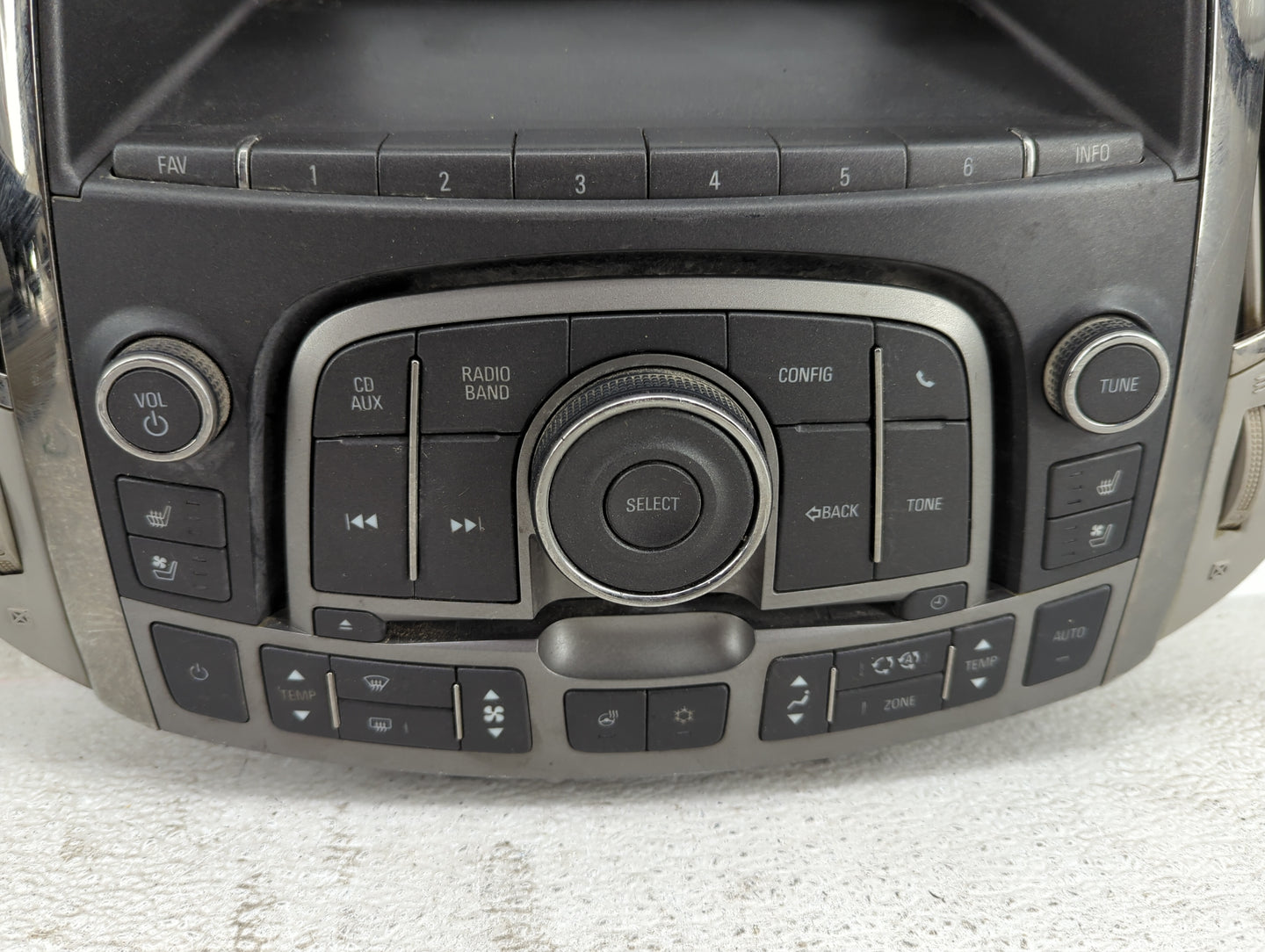 2010 Buick Lacrosse Radio AM FM Cd Player Receiver Replacement P/N:20843237 9GF0024429702, 14799702, 0008236401311N09772 Fit