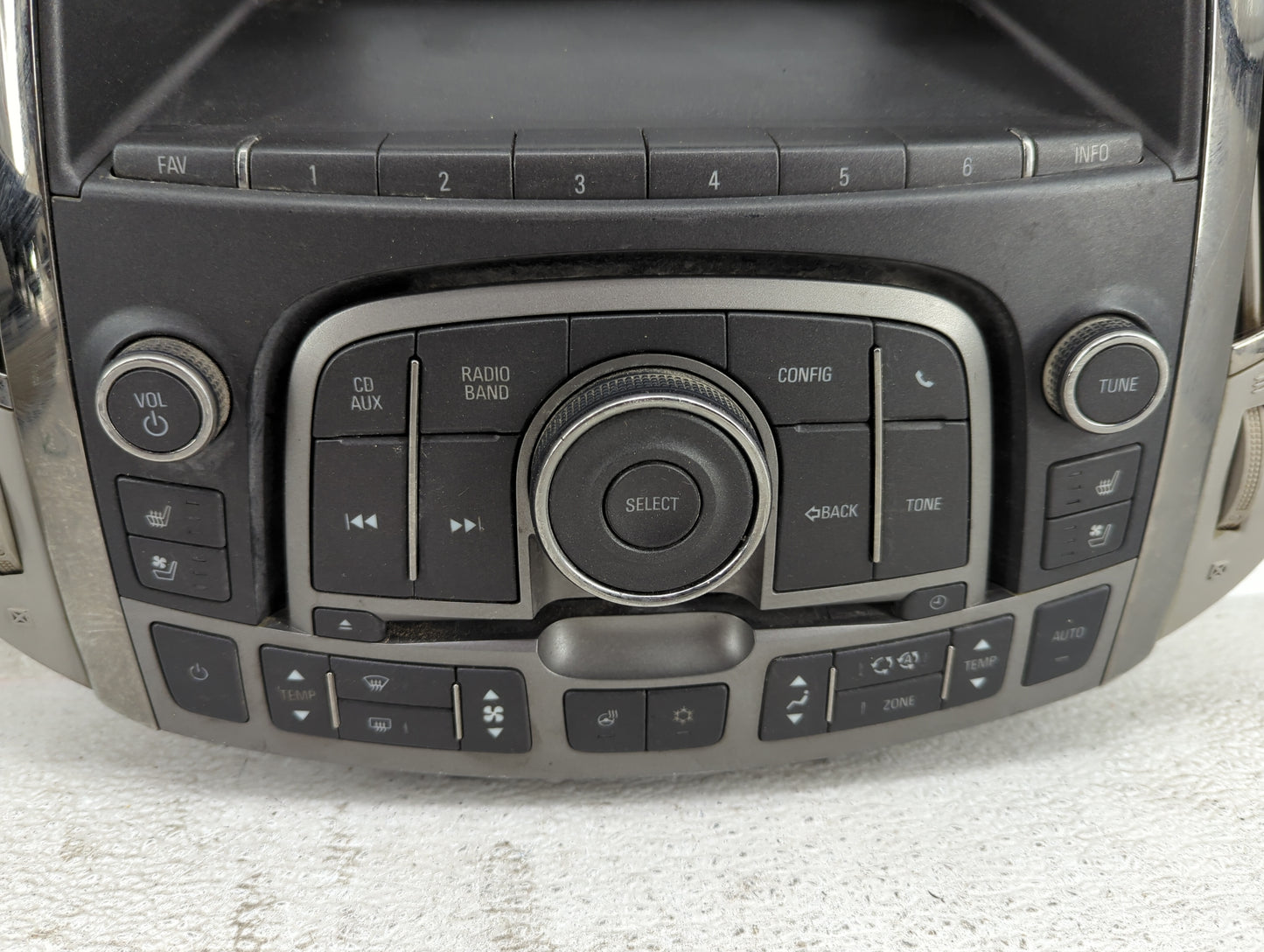 2010 Buick Lacrosse Radio AM FM Cd Player Receiver Replacement P/N:20843237 9GF0024429702, 14799702, 0008236401311N09772 Fit