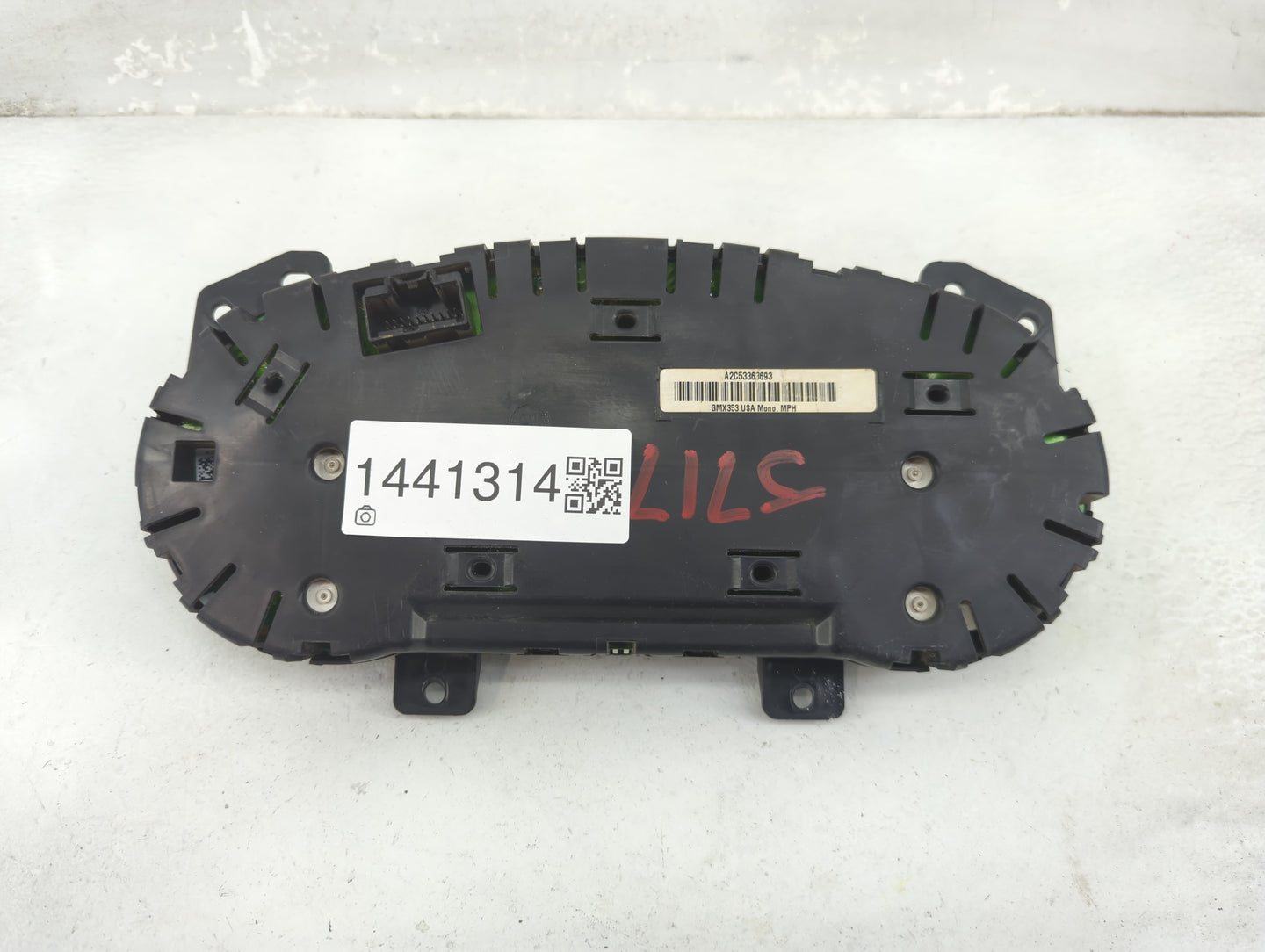 2010 Buick Lacrosse Instrument Cluster Speedometer Gauges P/N:20844117 Fits OEM Used Auto Parts - Oemusedautoparts1.com