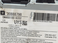 2010-2011 Buick Lacrosse Radio AM FM Cd Player Receiver Replacement P/N:20888798 DW468100-6332 Fits Fits 2010 2011 OEM Used 