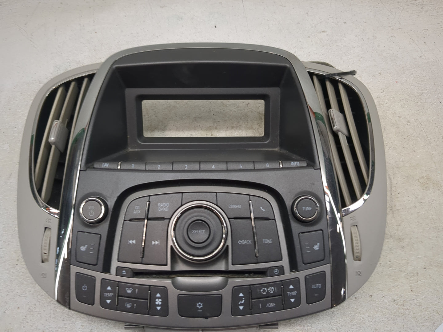 2010-2012 Buick Lacrosse Radio Control Panel Titanium - Oemusedautoparts1.com