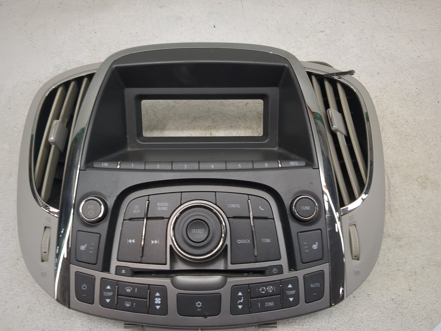 2010-2012 Buick Lacrosse Radio Control Panel Titanium - Oemusedautoparts1.com