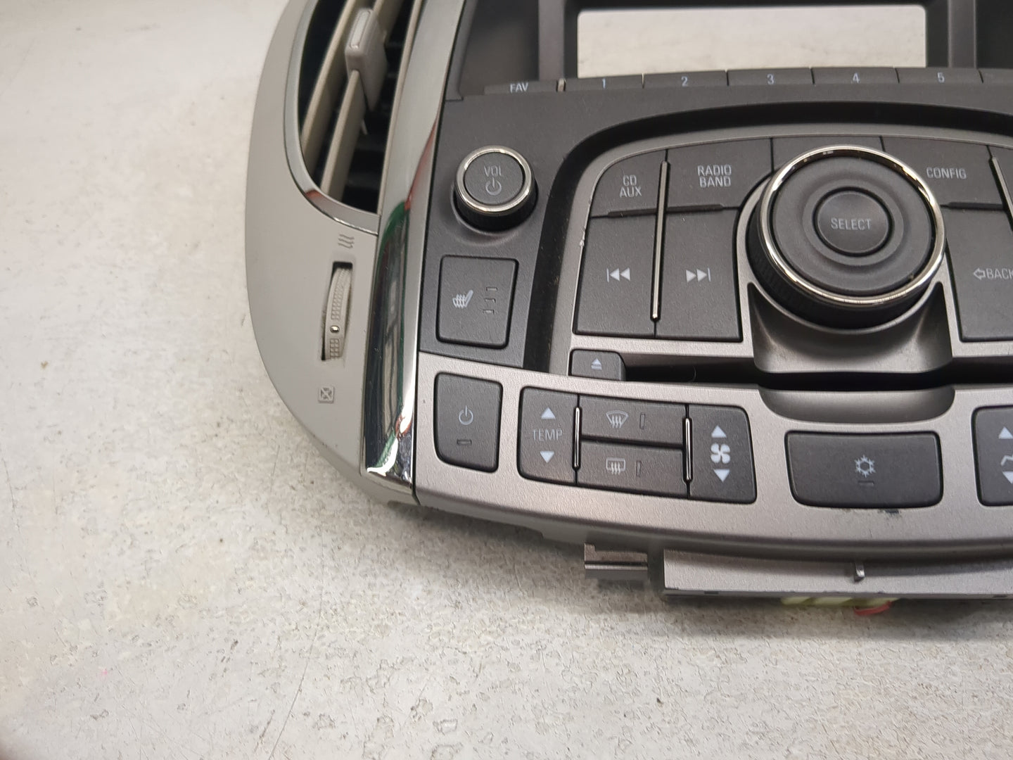 2010-2012 Buick Lacrosse Radio Control Panel Titanium - Oemusedautoparts1.com
