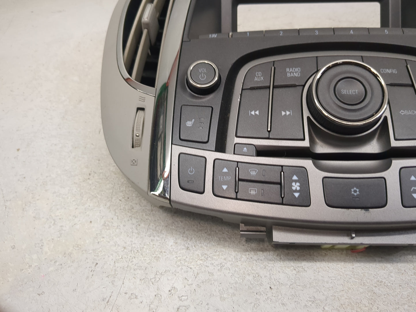 2010-2012 Buick Lacrosse Radio Control Panel Titanium - Oemusedautoparts1.com