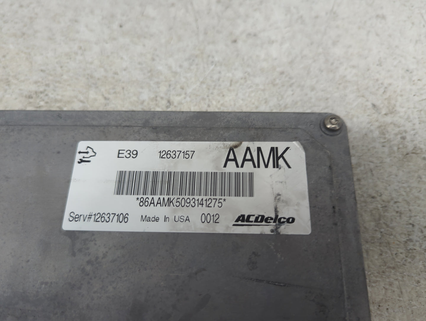 2010-2011 Buick Lacrosse PCM Engine Control Computer ECU ECM PCU OEM P/N:12637157 12637106 Fits Fits 2010 2011 2012 2013 OEM
