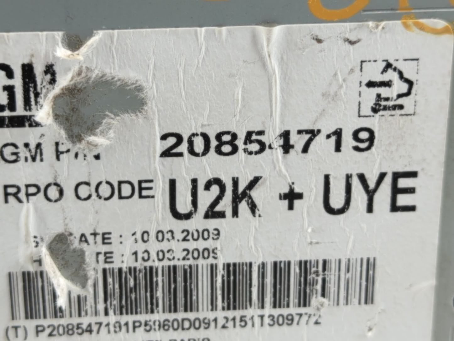 2010-2011 Buick Lacrosse Am Fm Cd Player Radio Receiver - Oemusedautoparts1.com