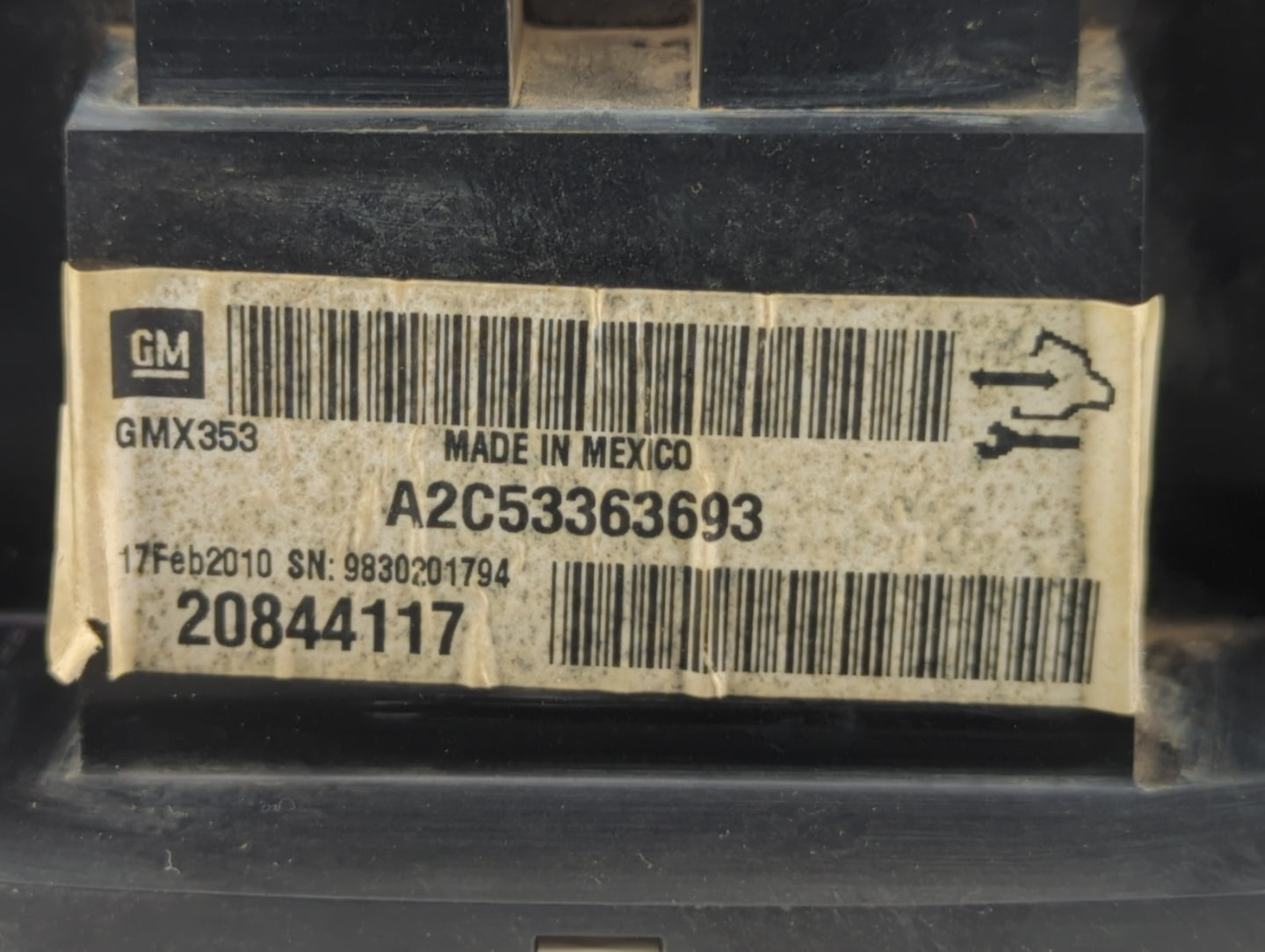 2010 Buick Lacrosse Instrument Cluster Speedometer Gauges P/N:20844117 20913267, 20944902 Fits OEM Used Auto Parts - Oemused