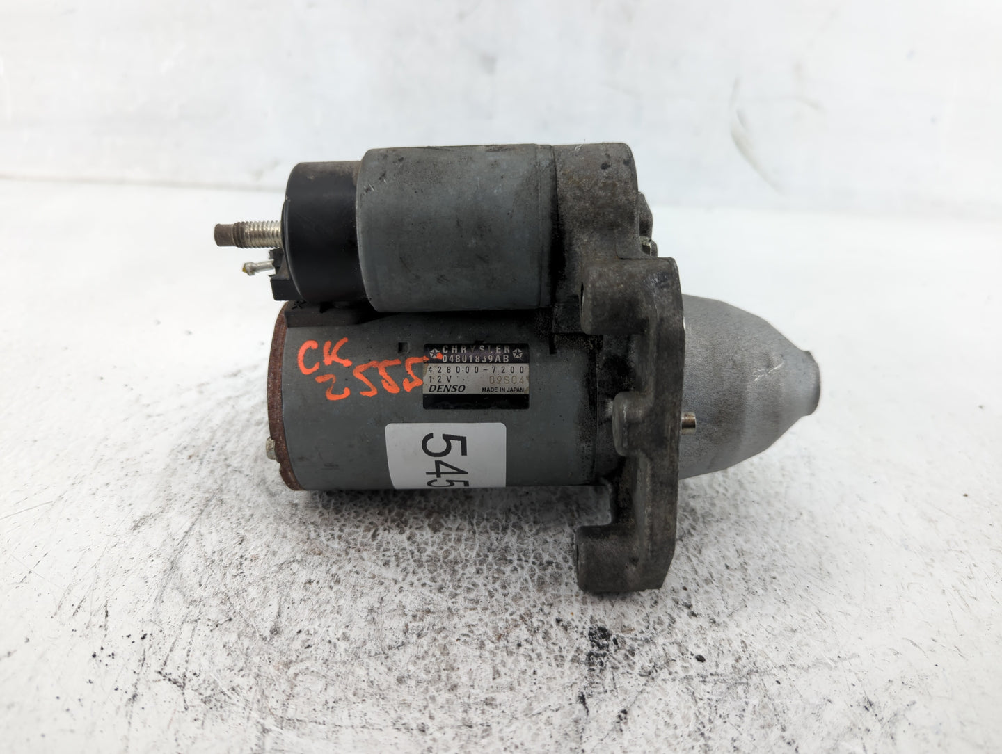 2010-2016 Buick Lacrosse Car Starter Motor Solenoid OEM P/N:04801839AB Fits OEM Used Auto Parts - Oemusedautoparts1.com