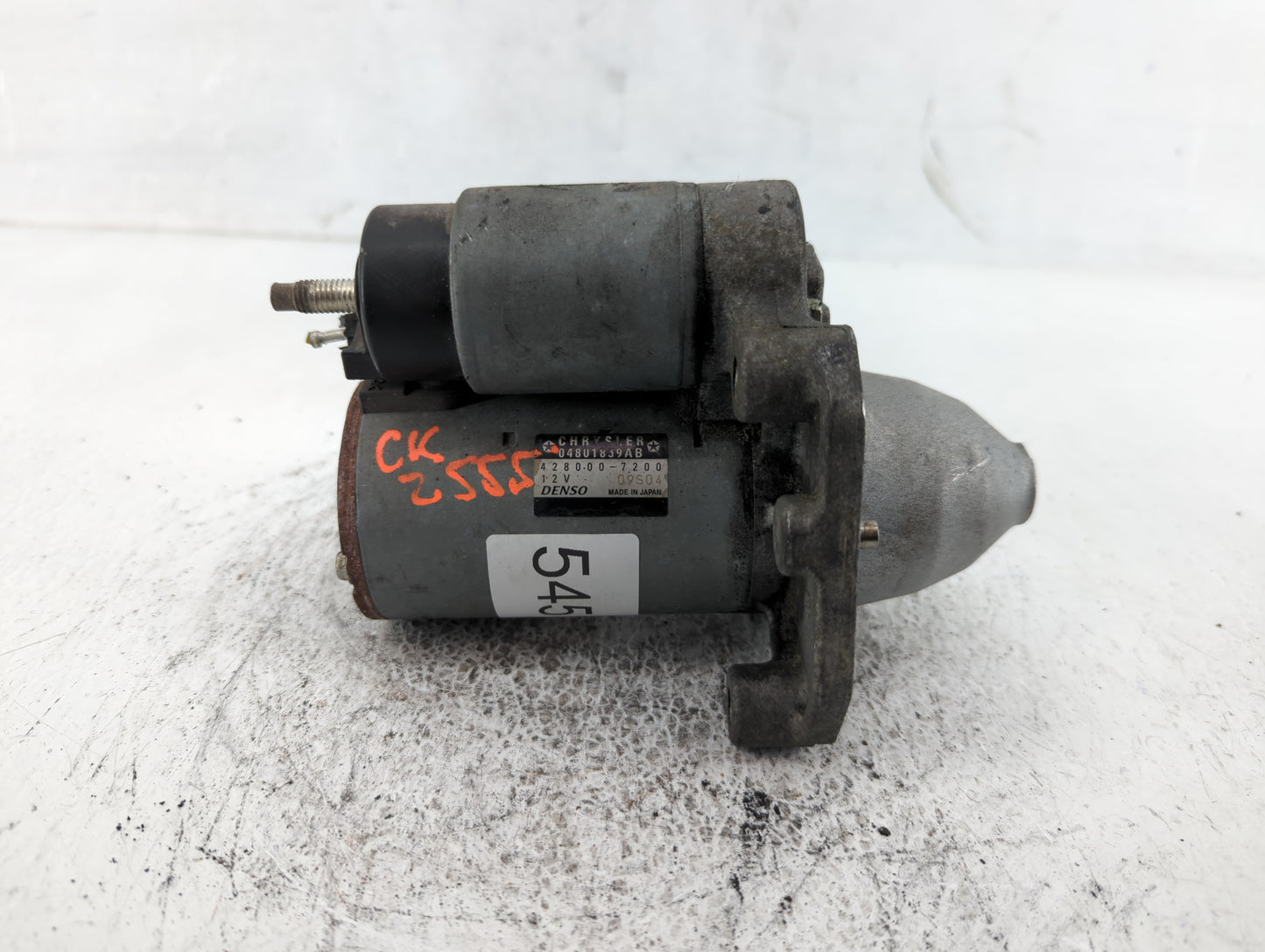 2010-2016 Buick Lacrosse Car Starter Motor Solenoid OEM P/N:04801839AB Fits OEM Used Auto Parts - Oemusedautoparts1.com