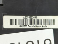 2010 Buick Lacrosse Instrument Cluster Speedometer Gauges P/N:A2C53363694 Fits OEM Used Auto Parts - Oemusedautoparts1.com