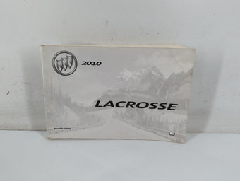 compare product 2010 Buick Lacrosse Owners Manual Book Guide P/N:25919686 B OEM Used Auto Parts