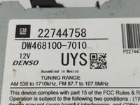 2010-2011 Buick Lacrosse Am Fm Cd Player Radio Receiver - Oemusedautoparts1.com