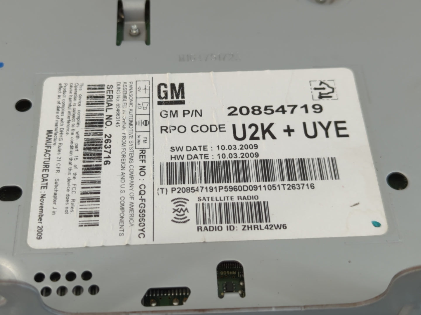 2010-2010 Buick Lacrosse Undefined - Oemusedautoparts1.com