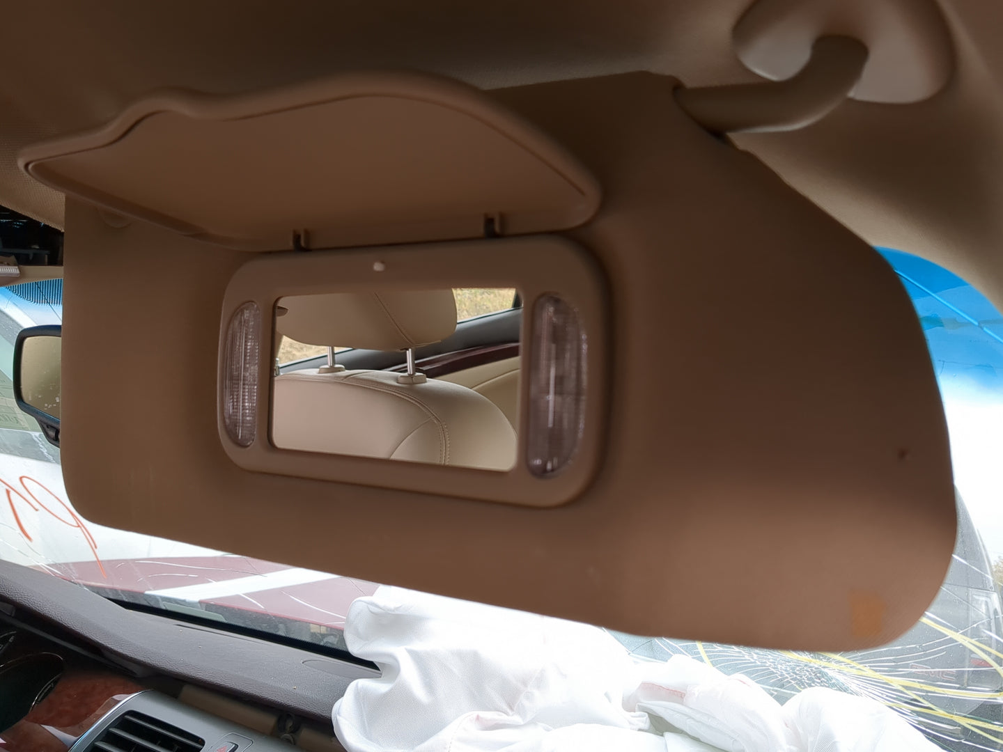 2006-2011 Buick Lucerne Sun Visor Shade Replacement Passenger Right Mirror Fits Fits 2006 2007 2008 2009 2010 2011 OEM Used 