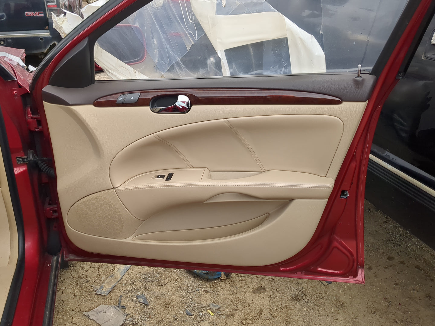 2010 Buick Lucerne Front Right Passenger Interior Door Panel Trim - Oemusedautoparts1.com
