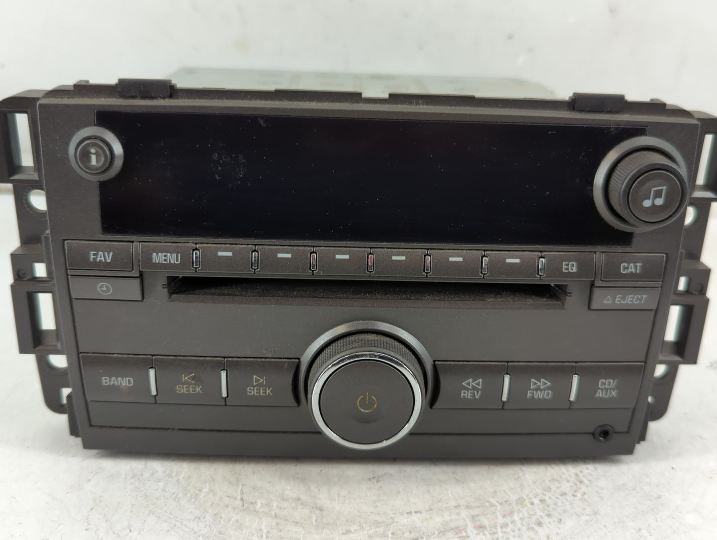 2009-2010 Buick Lucerne Radio AM FM Cd Player Receiver Replacement P/N:20763964 Fits Fits 2009 2010 OEM Used Auto Parts - Oe