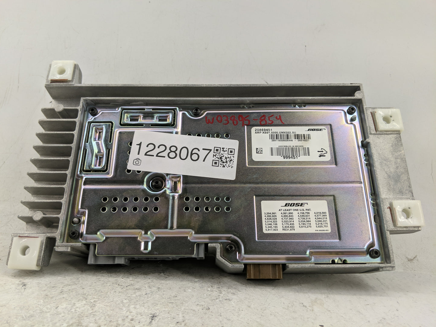 2009-2014 Cadillac Cts Radio AM FM Cd Player Receiver Replacement P/N:289116009006446-09316221 20869451 Fits OEM Used Auto P