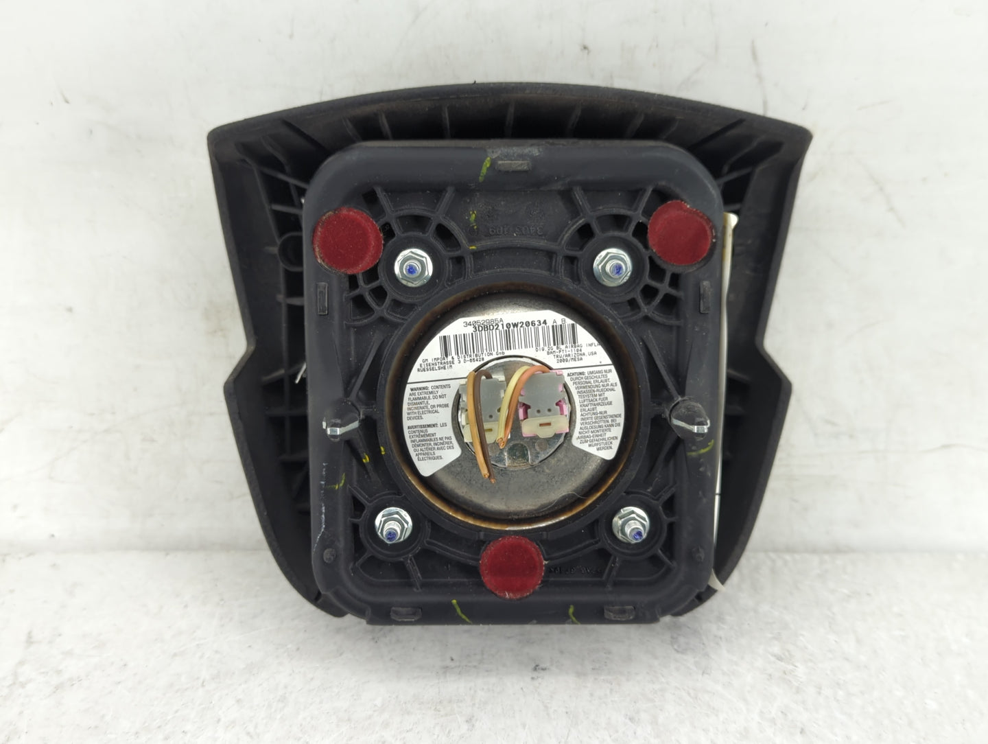 2009-2014 Cadillac Cts Air Bag Driver Left Steering Wheel Mounted Fits Fits 2009 2010 2012 2013 2014 OEM Used Auto Parts - O