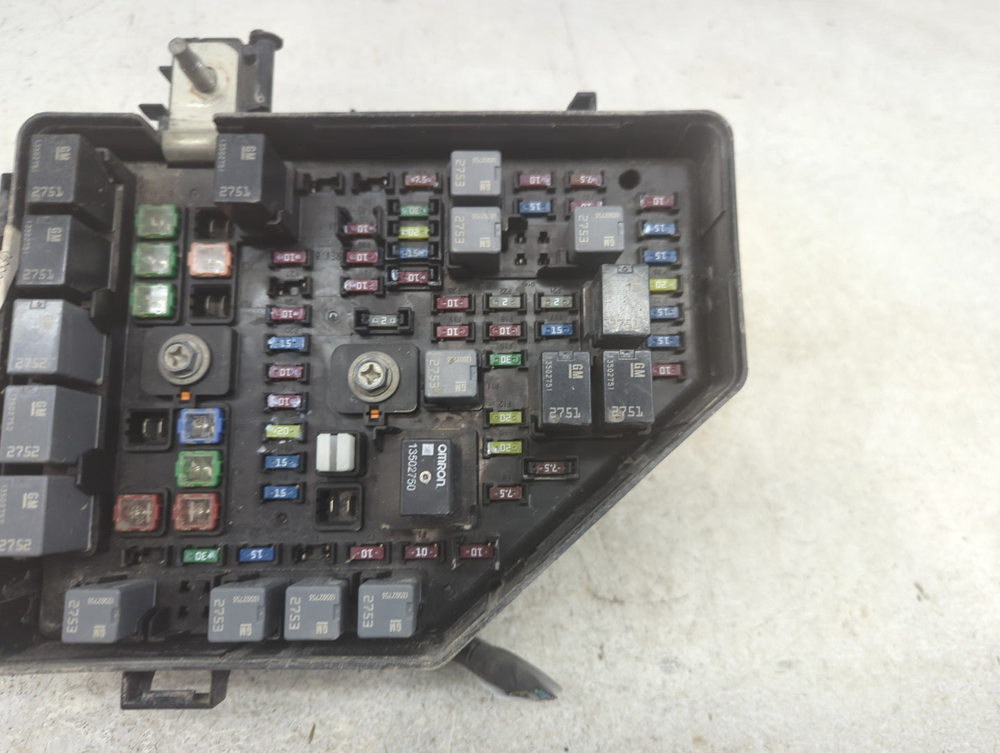 2010 Cadillac Cts Fusebox Fuse Box Panel Relay Module P/N:20858891 Fits OEM Used Auto Parts - Oemusedautoparts1.com