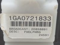 2010 Cadillac Cts Fusebox Fuse Box Panel Relay Module P/N:20858891 Fits OEM Used Auto Parts - Oemusedautoparts1.com