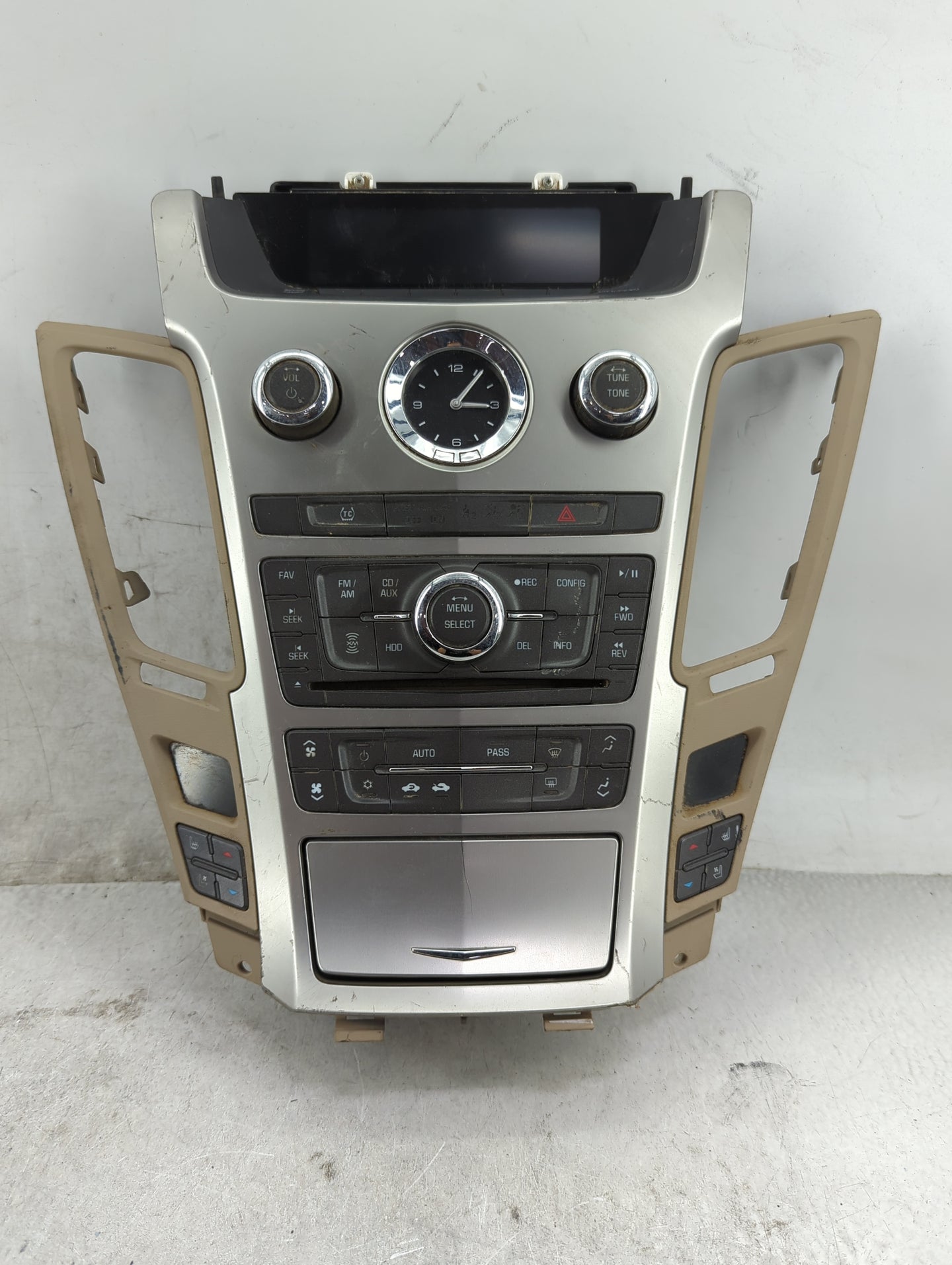 2008-2010 Cadillac Cts Radio AM FM Cd Player Receiver Replacement P/N:25960566 816641628022, 14798022 Fits Fits 2008 2009 20