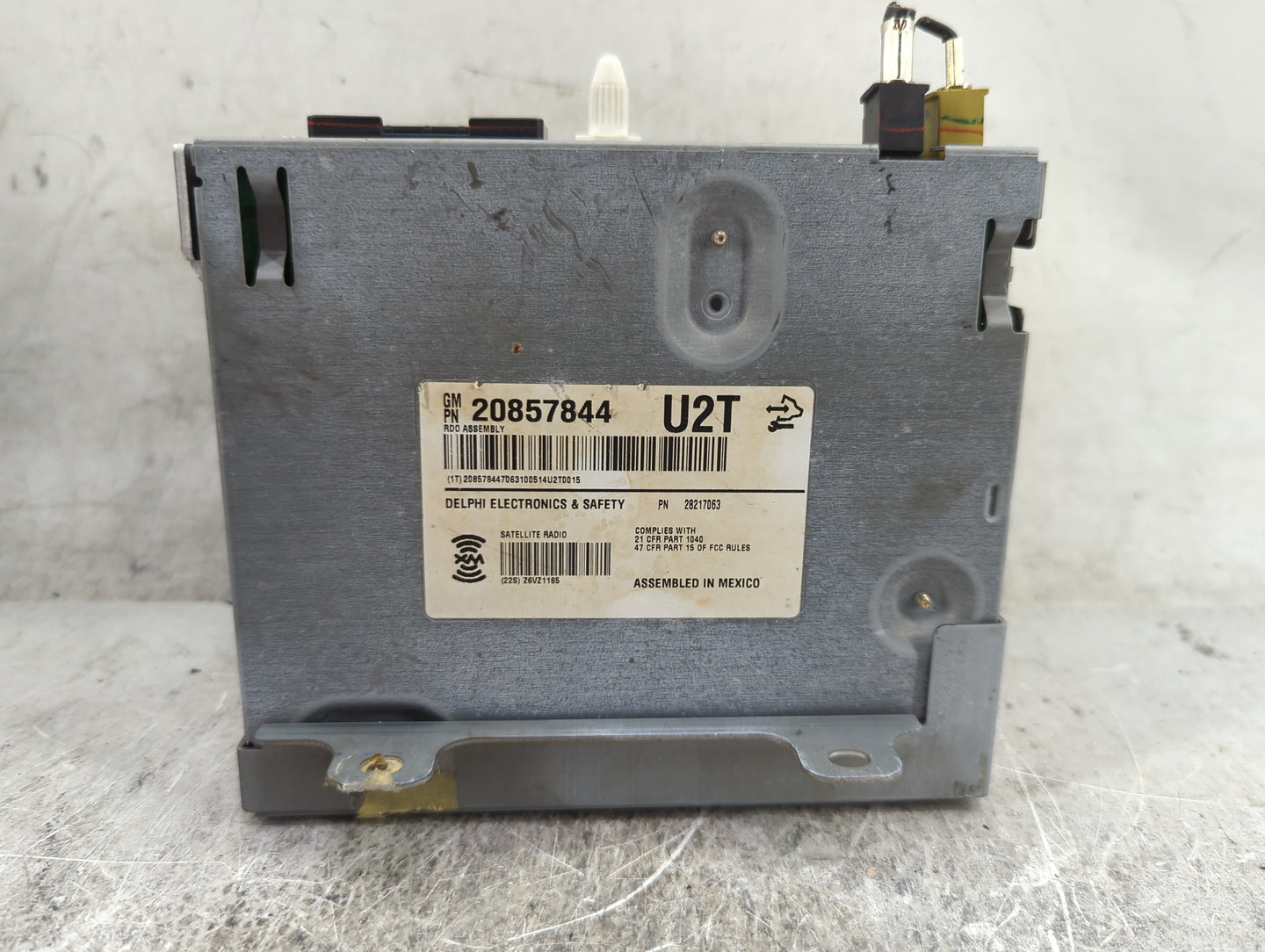 2008-2014 Cadillac Cts Radio AM FM Cd Player Receiver Replacement P/N:20857844 28217063 Fits OEM Used Auto Parts - Oemusedau