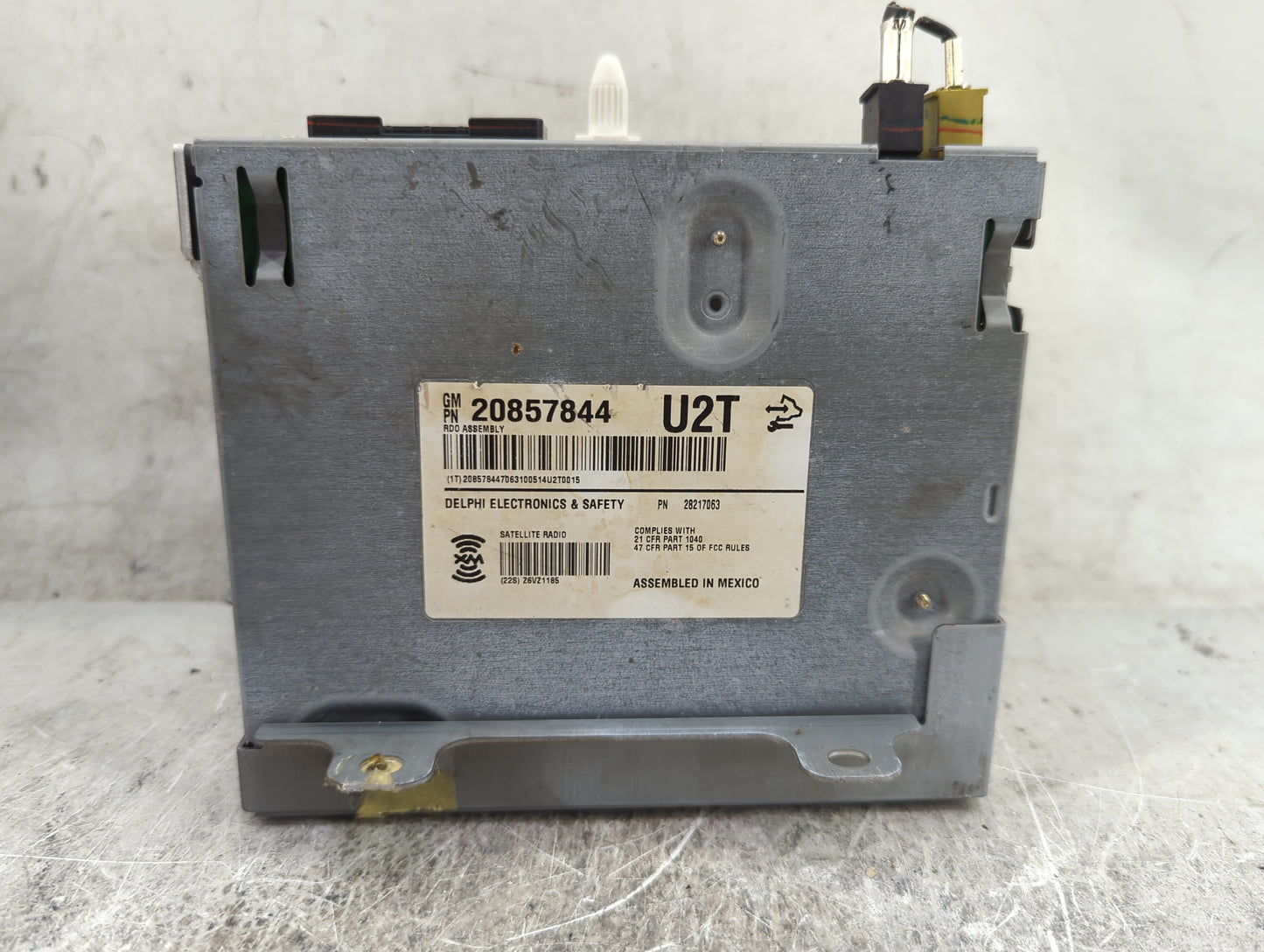 2008-2014 Cadillac Cts Radio AM FM Cd Player Receiver Replacement P/N:20857844 28217063 Fits OEM Used Auto Parts - Oemusedau