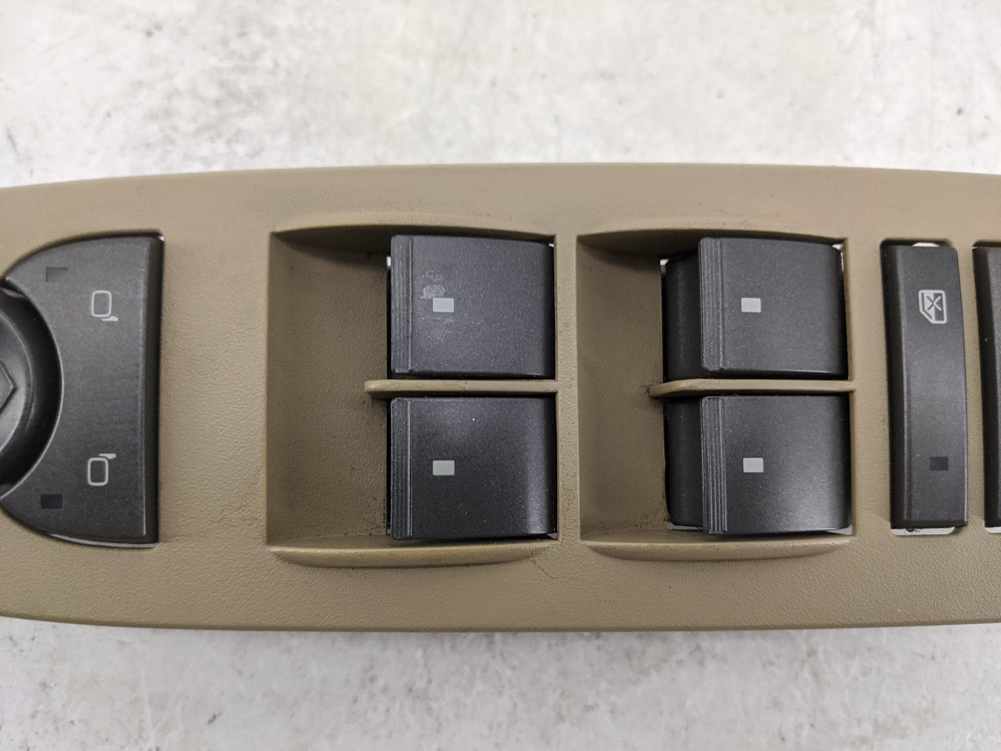 2010-2012 Cadillac Cts Master Power Window Switch Replacement Driver Side Left P/N:25970545AB BP05454015900FQ Fits OEM Used 