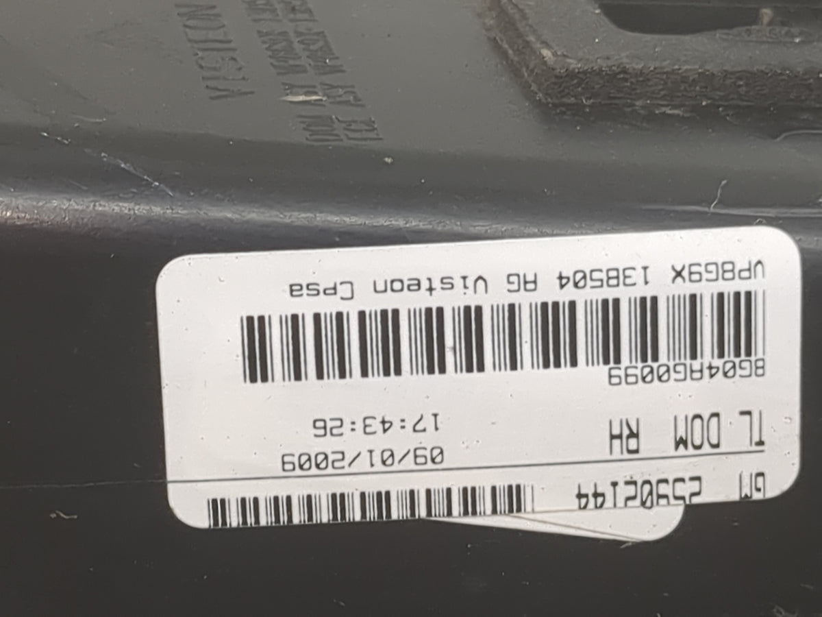 2008-2014 Cadillac Cts Passenger Right Side Deck Lid Mounted Tail Light 1501842 - Oemusedautoparts1.com