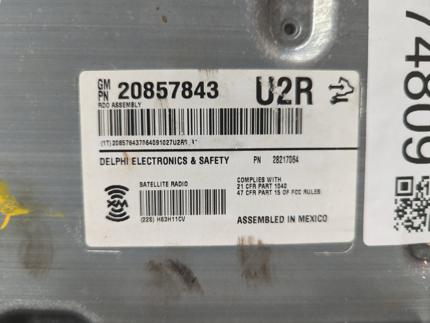 2009-2014 Cadillac Cts Am Fm Cd Player Radio Receiver - Oemusedautoparts1.com
