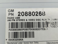 2010 Cadillac Cts Radio AM FM Cd Player Receiver Replacement P/N:20880268 Fits OEM Used Auto Parts - Oemusedautoparts1.com