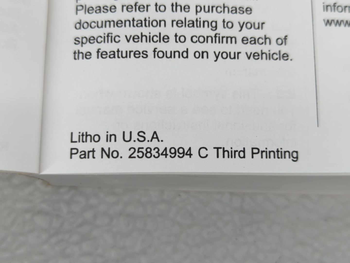 2010 Cadillac Cts Owners Manual Book Guide OEM Used Auto Parts - Oemusedautoparts1.com