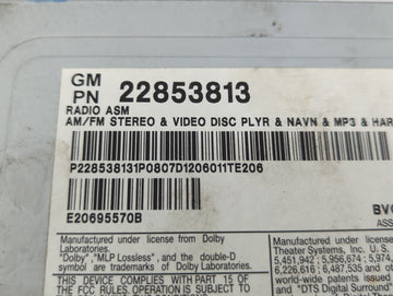2008-2014 Cadillac Cts Radio AM FM Cd Player Receiver Replacement P/N:22853813 25849794 Fits OEM Used Auto Parts - Oemusedau