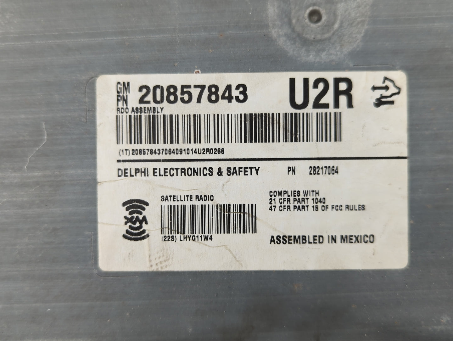 2009-2014 Cadillac Cts Am Fm Cd Player Radio Receiver - Oemusedautoparts1.com