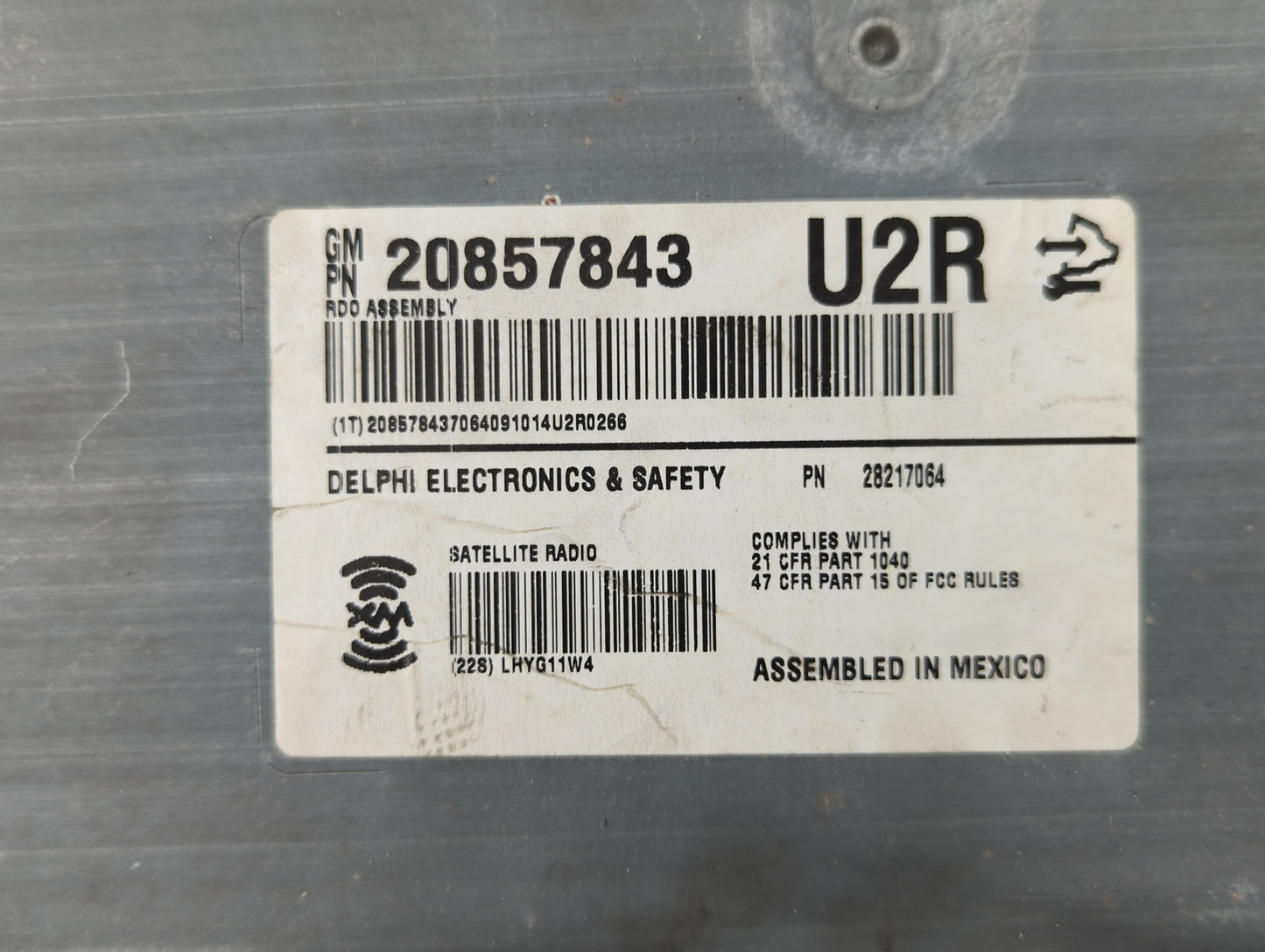 2009-2014 Cadillac Cts Am Fm Cd Player Radio Receiver - Oemusedautoparts1.com