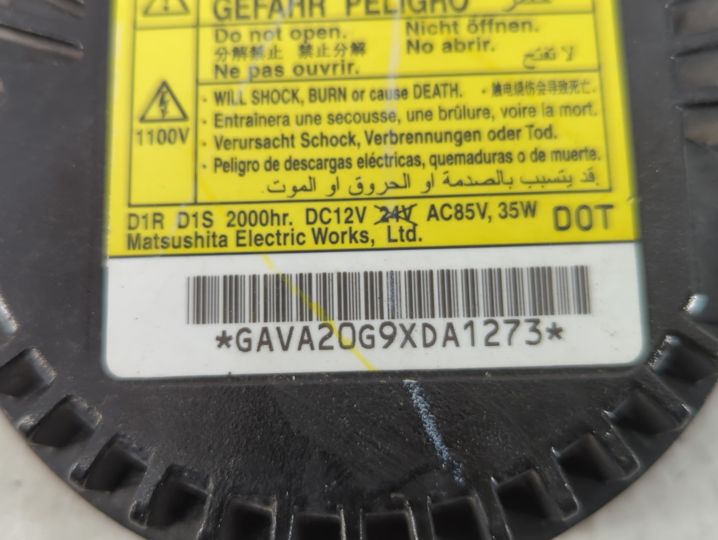 2010-2012 Cadillac Cts Headlight Ballast Head Light - Oemusedautoparts1.com