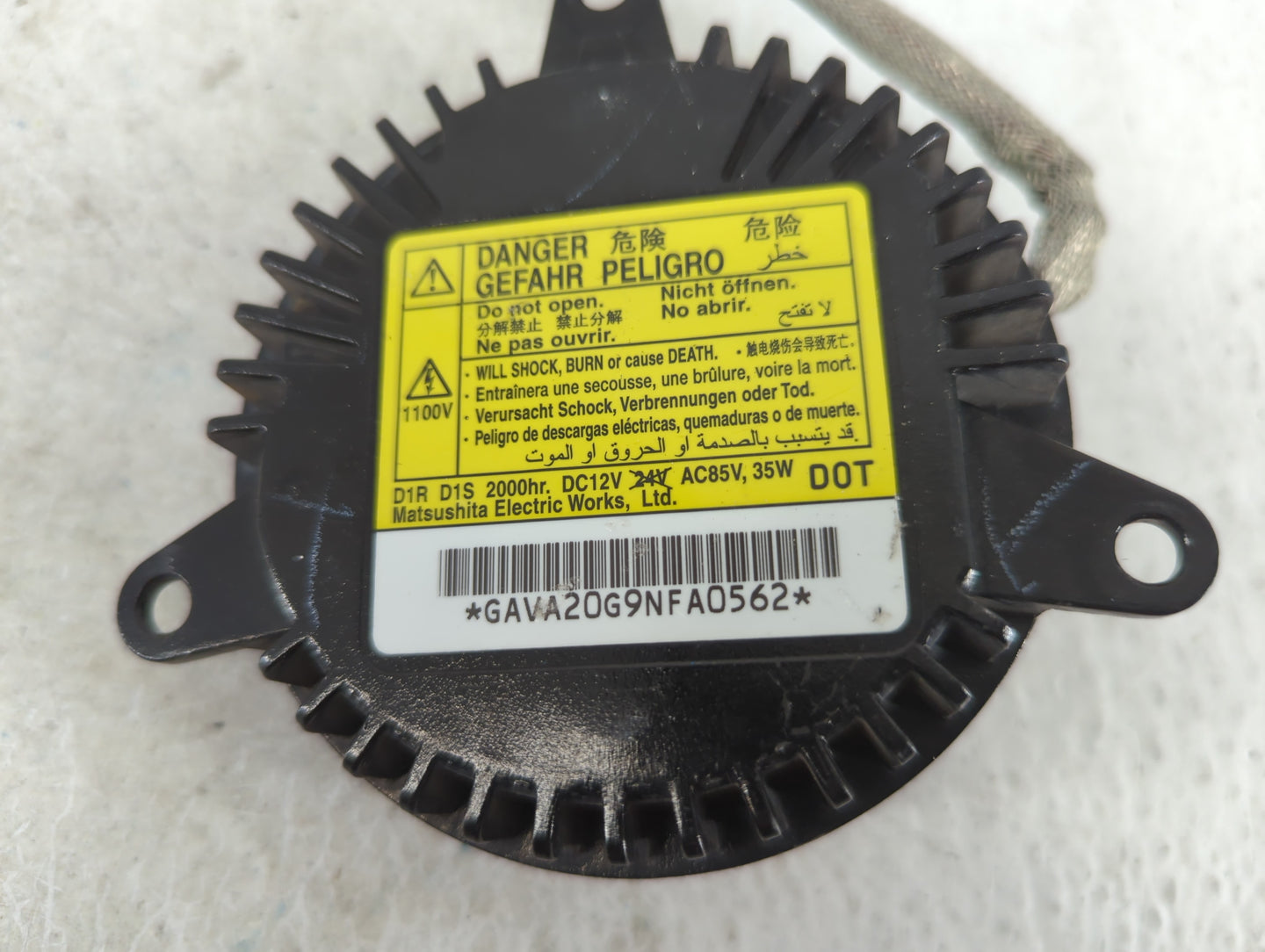 2010-2012 Cadillac Cts Headlight Ballast Head Light - Oemusedautoparts1.com